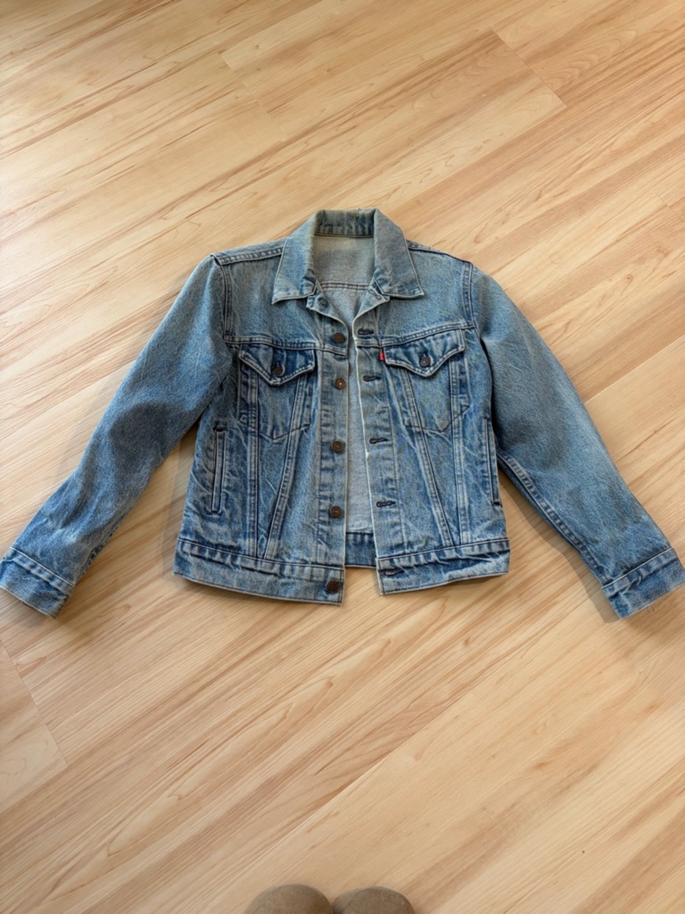 Levi's Vintage Blue Denim Jacket with Red Tab